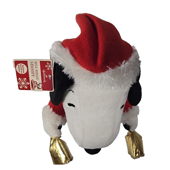 Hallmark Peanuts 2011 Bell Ringer Snoopy Animated Christmas Musical Plush 13.5" - Picture 5 of 10